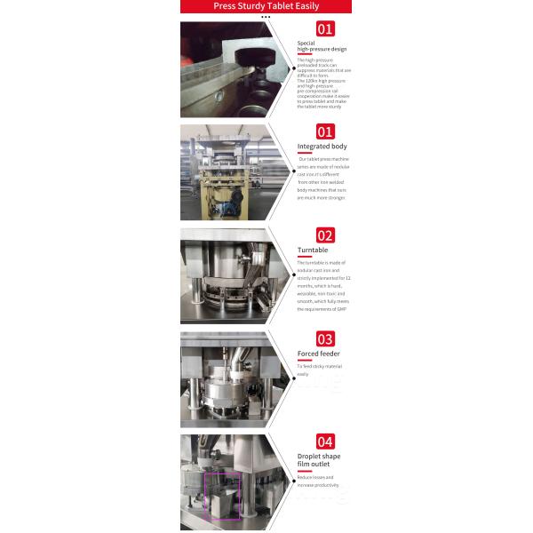 ZP-27D Automatic Rotary 25mm Vitamin Effervescent Tablet Press Making Machine