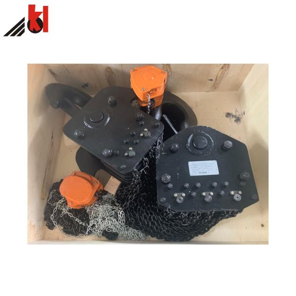 Quality Galvanized Iron 50T Hoist Manual Chain Block For Construction for sale