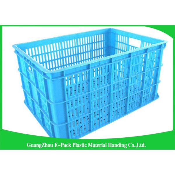 Economic Stackable Storage Containers , Household Plastic Stacking Crates Poultry Transport