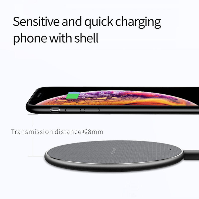 Wireless Iphone Android USB Phone Charger Pad 10w 110 Khz
