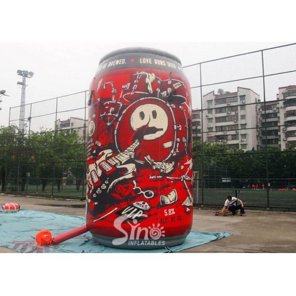 5m High Mexican Style Lager NB Giant Inflatable Beer Can With Full Digital Printing For Outdoor Advertising