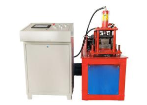Weight 2.5 Tons Rolling Shutter Door Roll Forming Machine With Manual Feeding Decoiler
