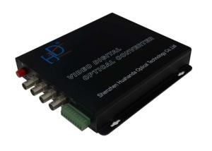 China AHD / DVI / CVI Video Audio To Optical Converter With Data BNC Connector wholesale