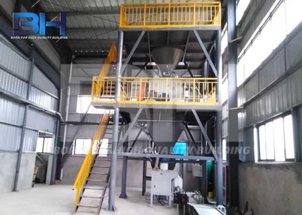 Quality Workshop Type Dry Mortar Production Line For Tile Grout / Wall Putty for sale