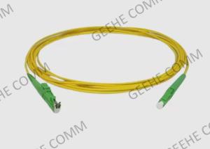 China Singlemode 9/125 OS2 Fiber Optic Patch Cord E2000 APC To LC APC wholesale