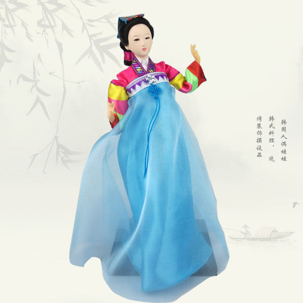 KOREAN tradional wear dolls