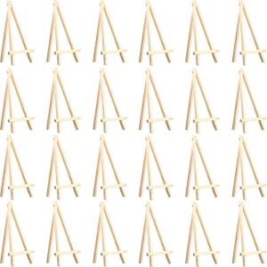 Multi Purpose Wooden Easel Display Stand A Frame Tabletop Art Display Easel Mini