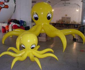 China Popular lovely octopus inflatable balloon, inflatable helium blimp wholesale