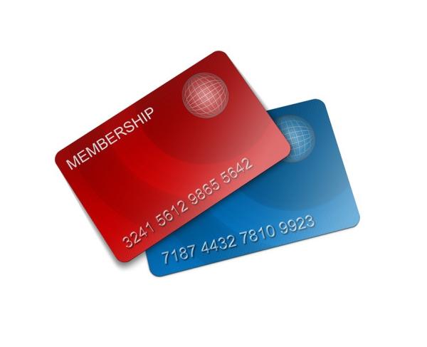 Quality Embossed Number Custom Plastic VIP Cards Printable RFID Cards 0.76mm Thick for sale