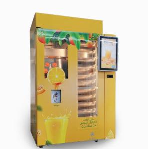 China Natural Fruit Juice Unmanned Vending Machine 24 Hour Self Service Freshly Squeezed wholesale