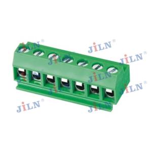China Green Color 5.0 mm H 10.5 Screw Terminal Blocks Female Type  JL332W on sale