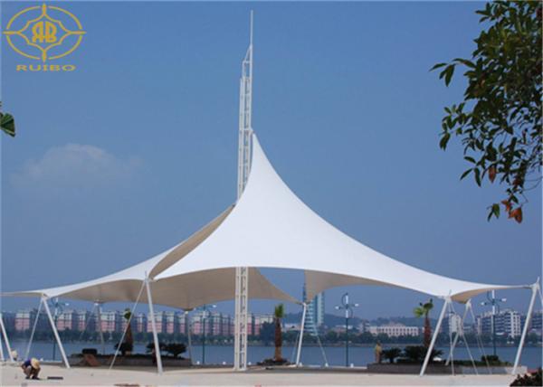 Quality Steel Structure PVDF Material Landscape Canopies Structures For Garden for sale