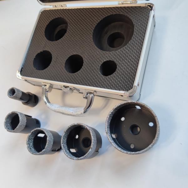 Vacuum Brazed Diamond Dry Core Drill Bits for Porcelain