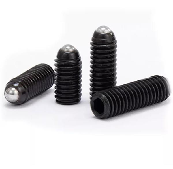 Quality Grade12.9 Black Oxide Coating Ball Point Set Screws Hexagon Socket Bead Set Screw Slotted Set Screws With Ball Point for sale