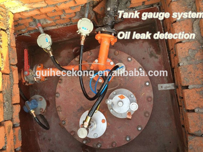 petrol station high accuracy MODBUS RS485 singal output monitor system diesel gasoline fuel tank level gauge