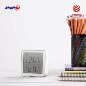 ROHS WiFi Temperature Humidity Sensor 20uA 64*64*28mm Supports Google Assistant