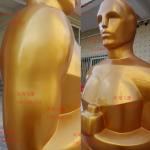 customize size party decoration large golden oscar statue as decoration statue