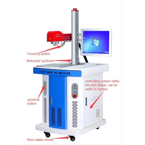 20W Fiber Laser Cutting Tools Marking Machine