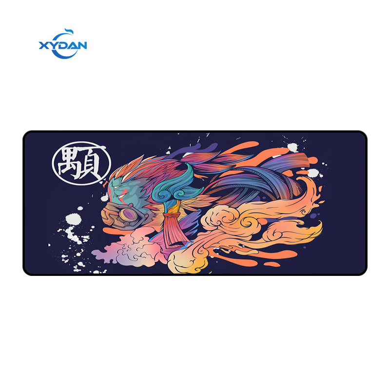 Large Anime Rubber Locking Edge Computer Mousepad with 100% Eco-friendly Material