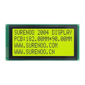 China KS0066 IC STN Character LCD Display Module With LCM LED Backlight wholesale