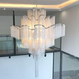 China Draped chain chandelier Slive Gold Color For Porject Lighting (WH-CC-11) wholesale