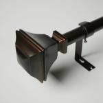 Modern Plating Treatment 300cm Plain Pipe Curtain Rods