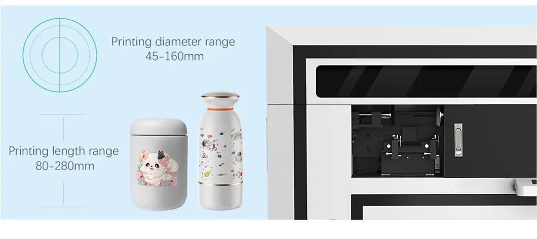 Camera Optional Inkjet Printing Machine 3D Texture Effect LED UV Flatbed Printer