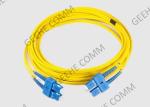 SC APC 3.0mm 10M Duplex Fiber Optic Patch Cord