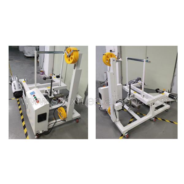 300kg Max Loading Cable Wire Pay-off Machine with Wire Feeder and 700MM Rail Travel