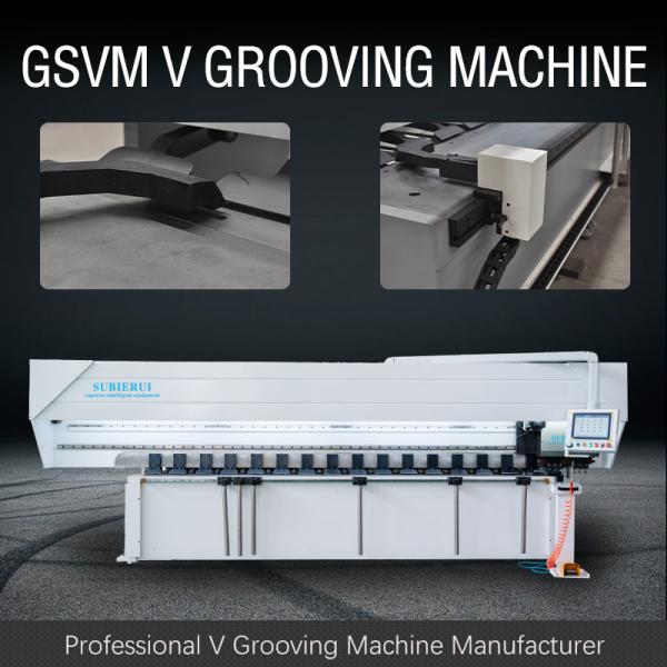 Hydraulic Vertical V Grooving Machine For Stainless Steel V Groove Cutting Machine