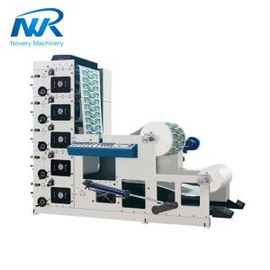 Automatic Flexographic Printers Plastic Manufacturing Machine Flexo Printing 4 Color