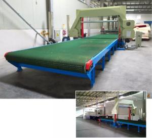 China Horizontal Foam Mesh-Belt Cutting Machine(With Vacuum) Sheet Cutting Machine wholesale