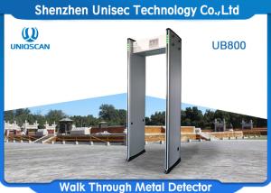 China High Sensitivity Multi Zone Door Frame Metal Detector Security Walk Through Gate LCD Display wholesale