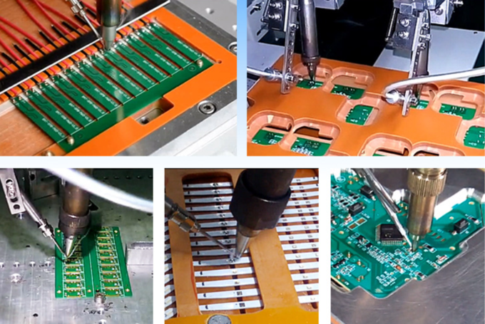 Switchable System Auto Soldering Robot with 2 Workbenches & Display 1