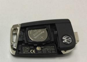 5G0 959 752 BA VW Flip Key Fob Case , Black Color 3 Button VW Golf Key Fob