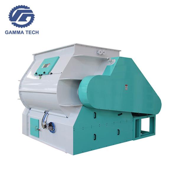 Quality 1ton/ Batch Double Shaft Grinder Animal Feed Mixer Machine For Cattle Feed 2 Cbm for sale