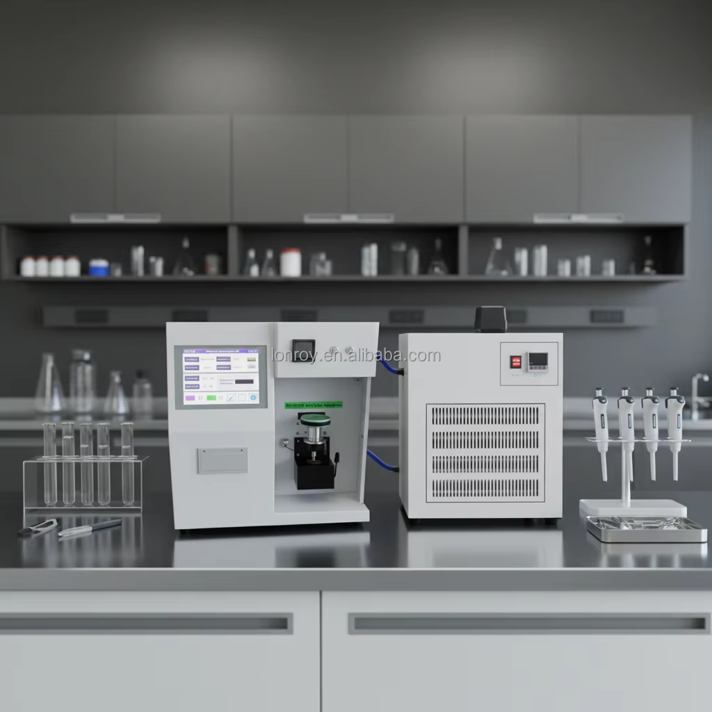 ASTM D5293 Apparent Viscosity Analyzer Engine Oil Apparent Viscosity Tester Color LCD Touch Screen Apparent Viscosity Meter