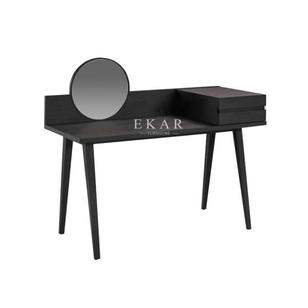 Quality Modern Simple Design With Round Mirror Dressing Table for sale
