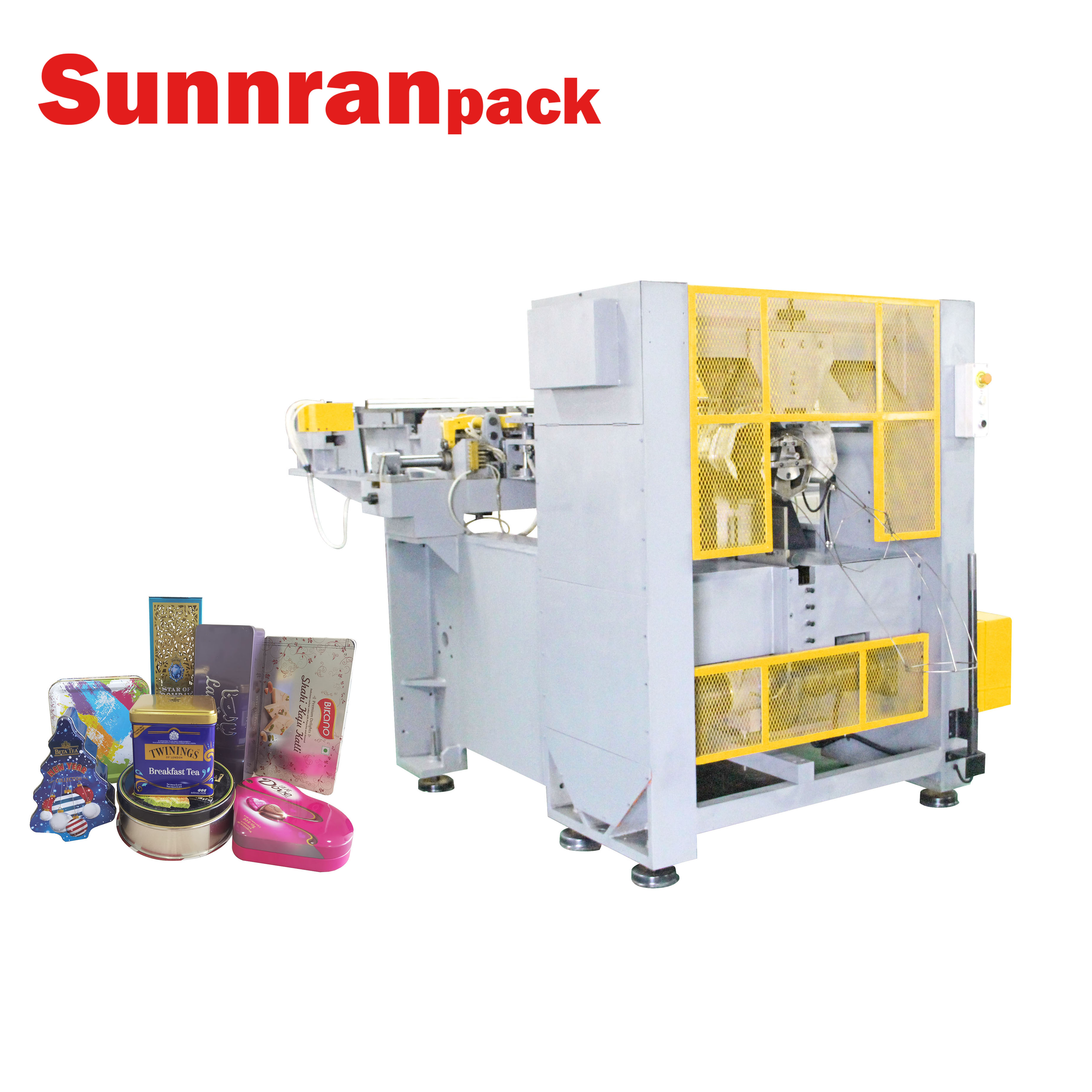 Automatic Metal Can Making Machine , 40cpm Tin Container Making Machine
