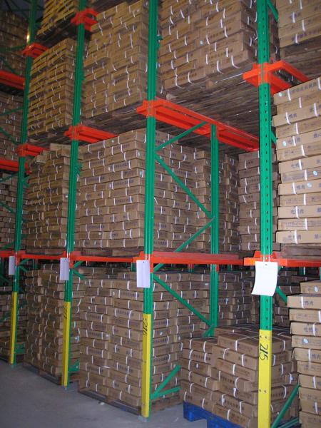Quality Specialized Customized FIFO Pallet Flow Rack System With 1-3 Ton Capacity for sale