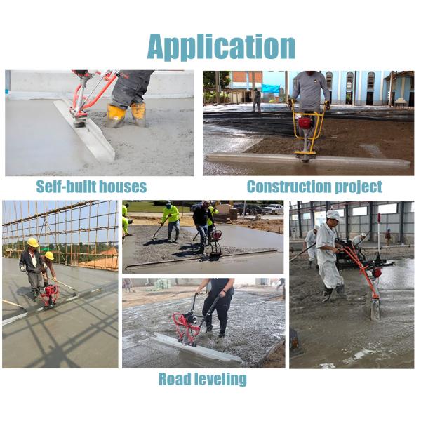 1.6hp Leveling Floor Concrete Vibrating Ruler for Building Material