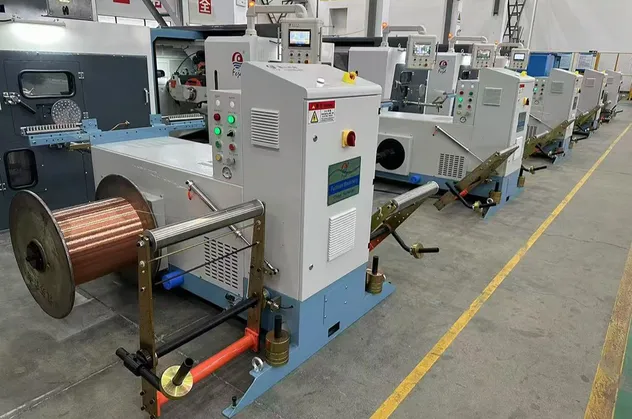 Fuchuan High-Speed Stranding Machine Copper Cable Wire Double Twist Bunching Equipment