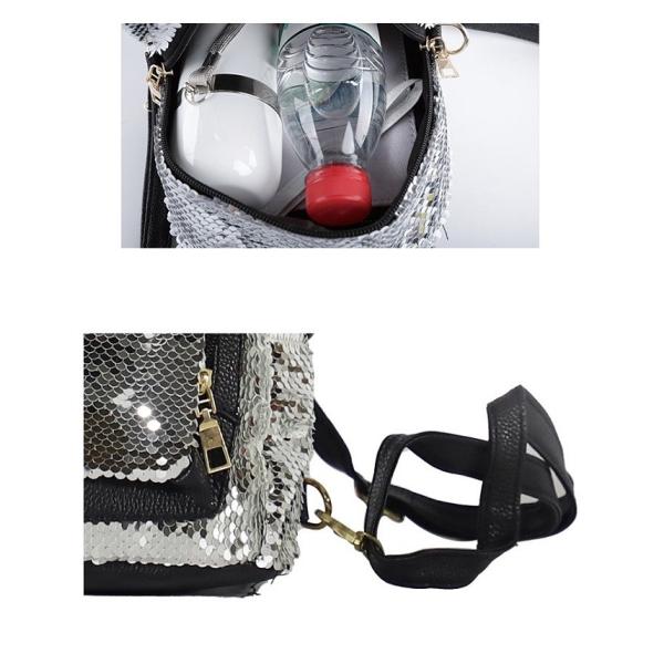 Stylish Shiny Sublimation Sequin Backpack With Rabbit Ear For Sublimation Printing