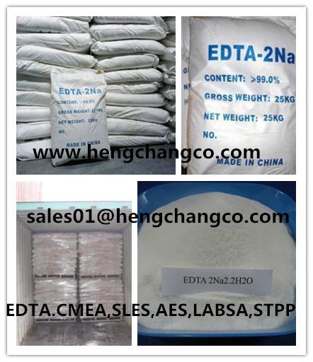 Quality Ethylene Diamine Tetraacetic Acid(2Na & 4Na)/Washing Auxiliary Detergent/EDTA.2Na,EDTA.4Na for sale