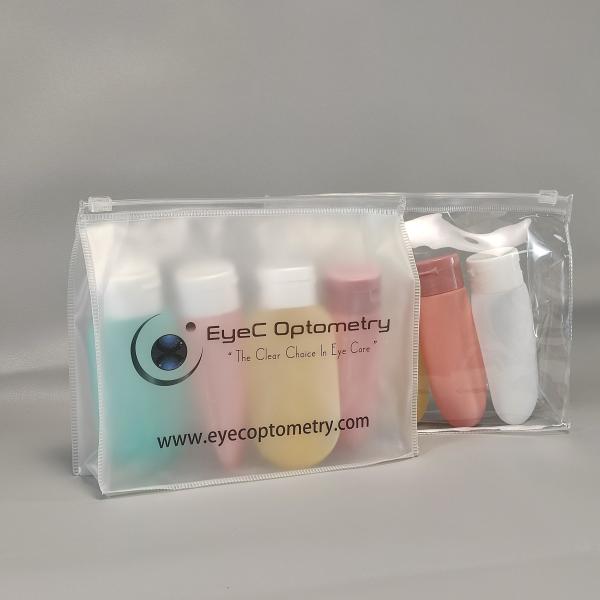 Eva Cosmetic Plastic Bag For Business Travel Dispenser Bottle Cosmetic Storage