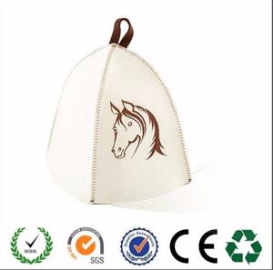 Eco-Friendly Feature and wool felt Material Sauna hat