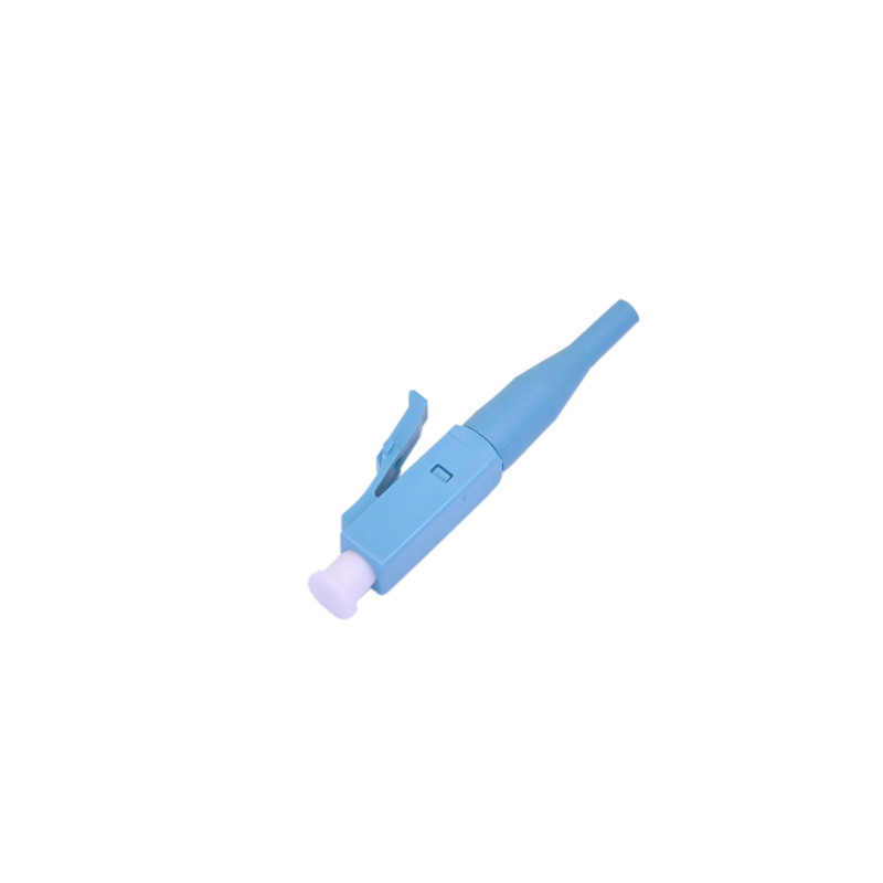 LC LC Fiber Connector 2.0mm 3.0mm Round Long Boot For FTTH Network Duplex Mode