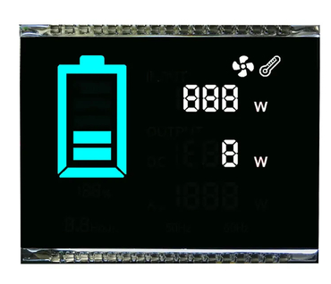 2.5 Inch VA LCD Display 4 Digit 7 Segment Screen with 24PIN Interface for Clear Numerical Readout