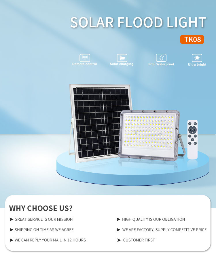 170lm/w Solar Powered Flood Lights With Motion Sensor Garden Dusk To Dawn Security