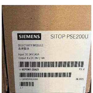 SIEMENS	6EP1961-2BA21 SITOP PSE200U 10 A selectivity module 4-channel input: 24 V DC/40 A output: 24 V DC/4x 10 A thresh